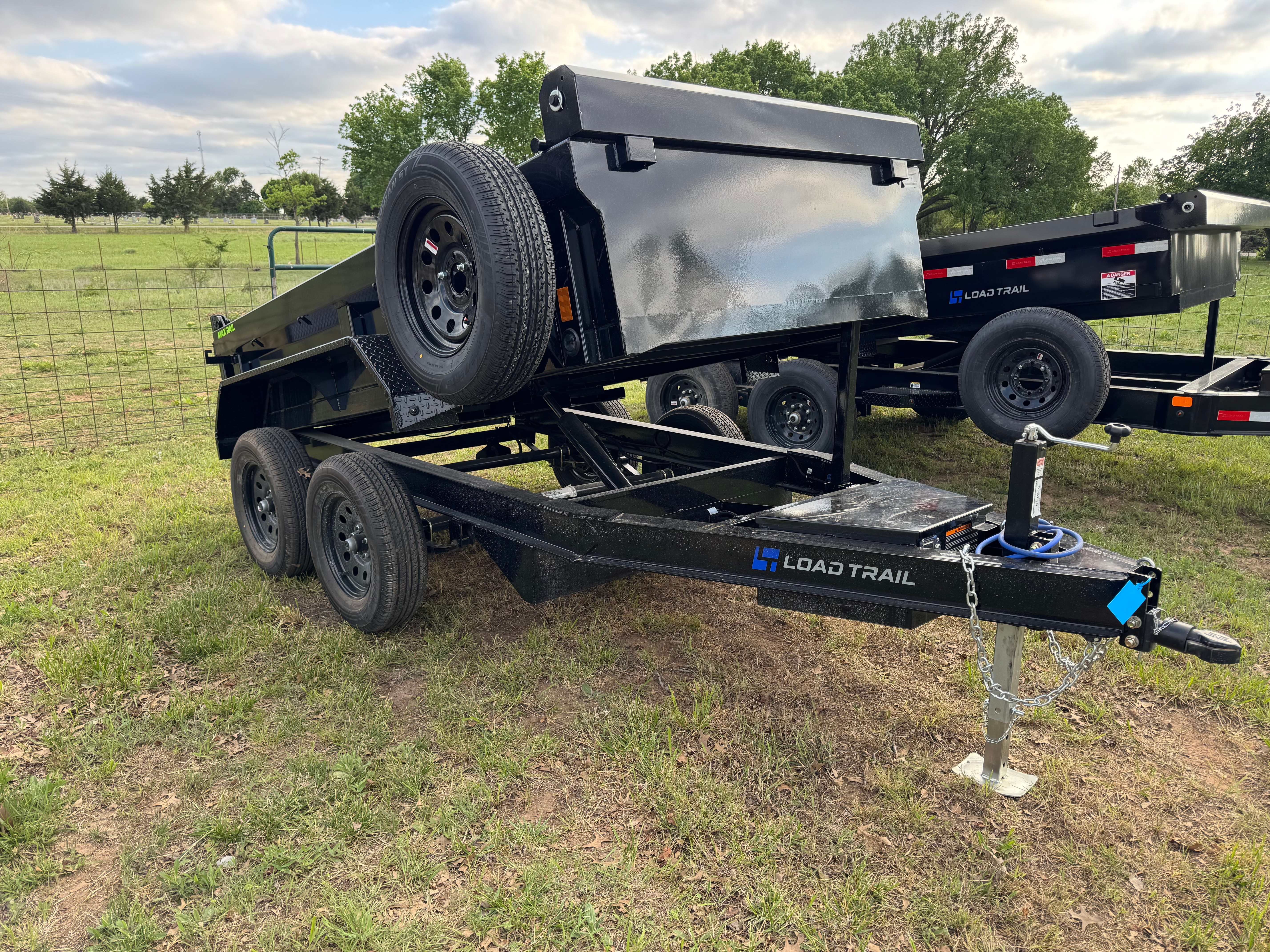 60" x 10' Dump Trailer for rent in Mulvane, KS - 4,000 lbs capacity dump trailer