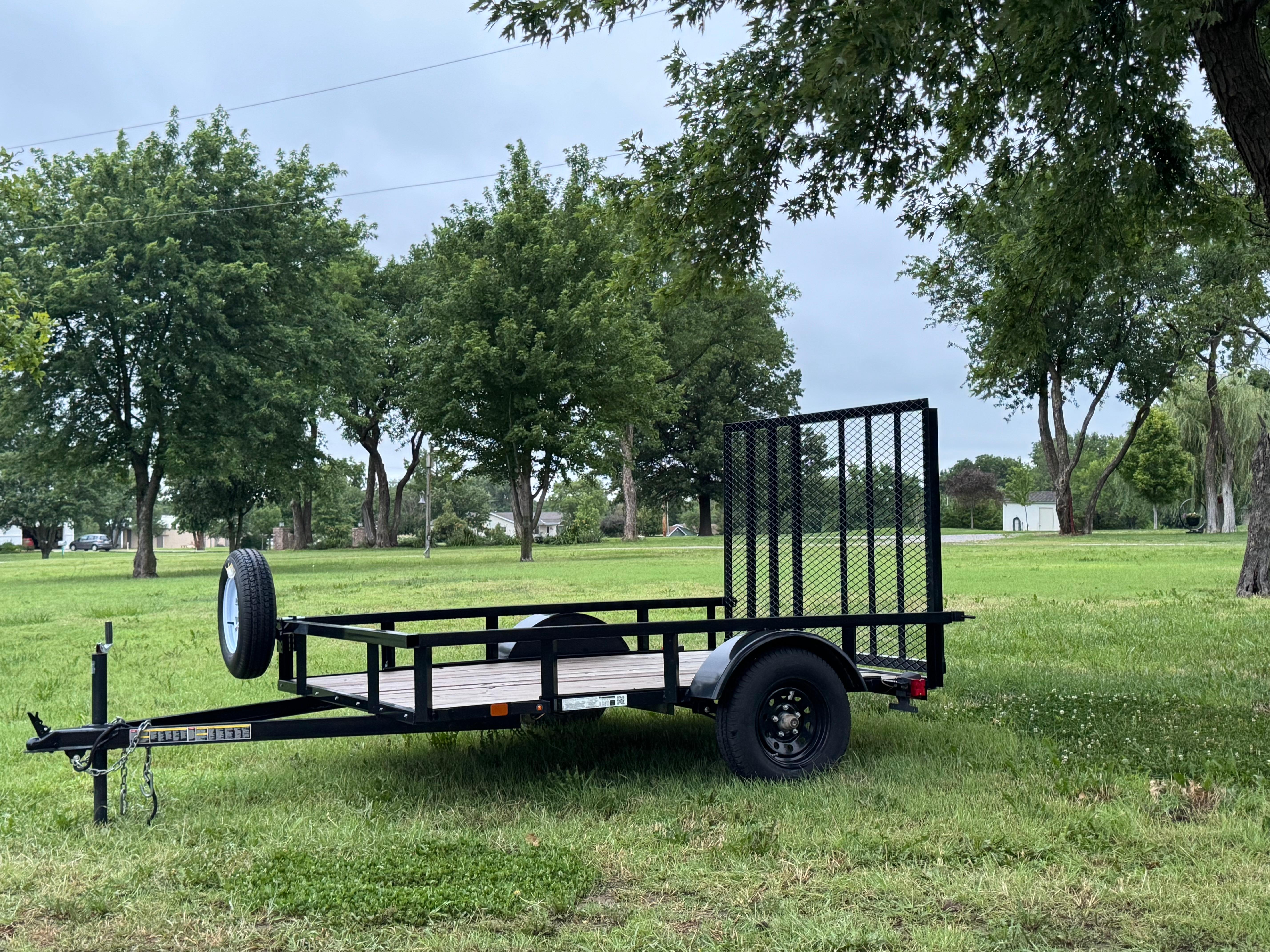 6' x 8' Utility Trailer for rent in Mulvane, KS - 1,675 lbs capacity